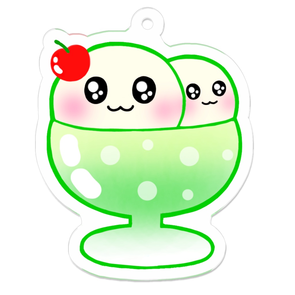 ソーダフロートちゃんアクキー