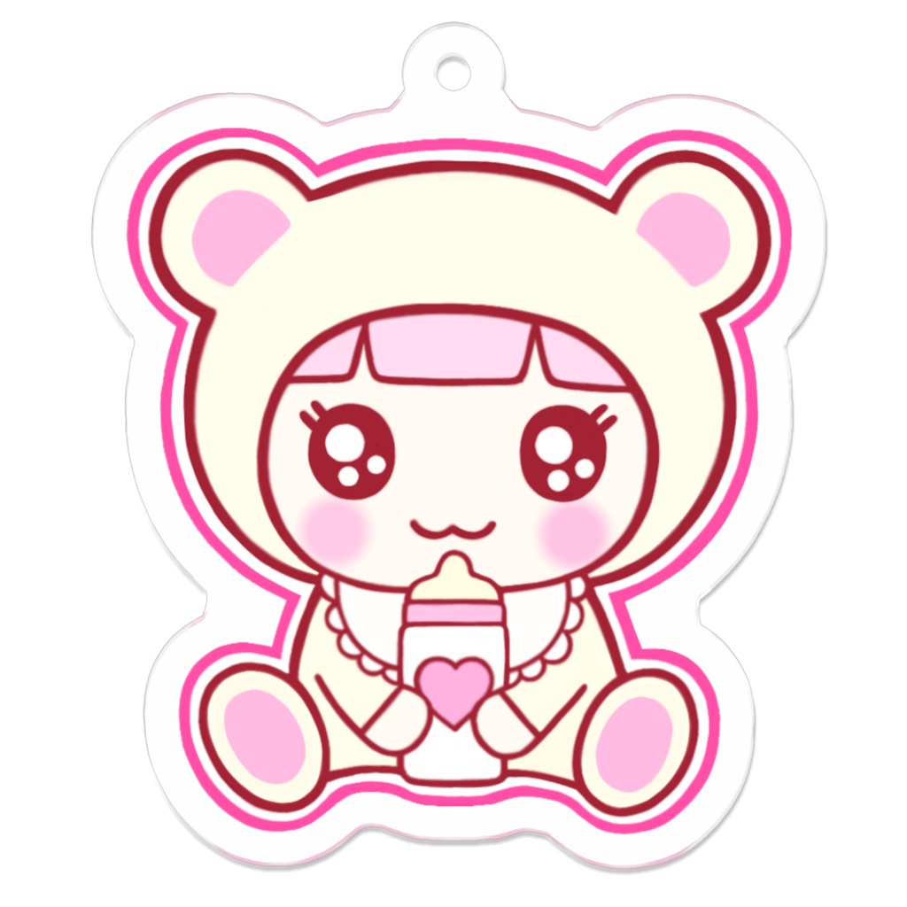 すくすくミルクちゃんアクキー