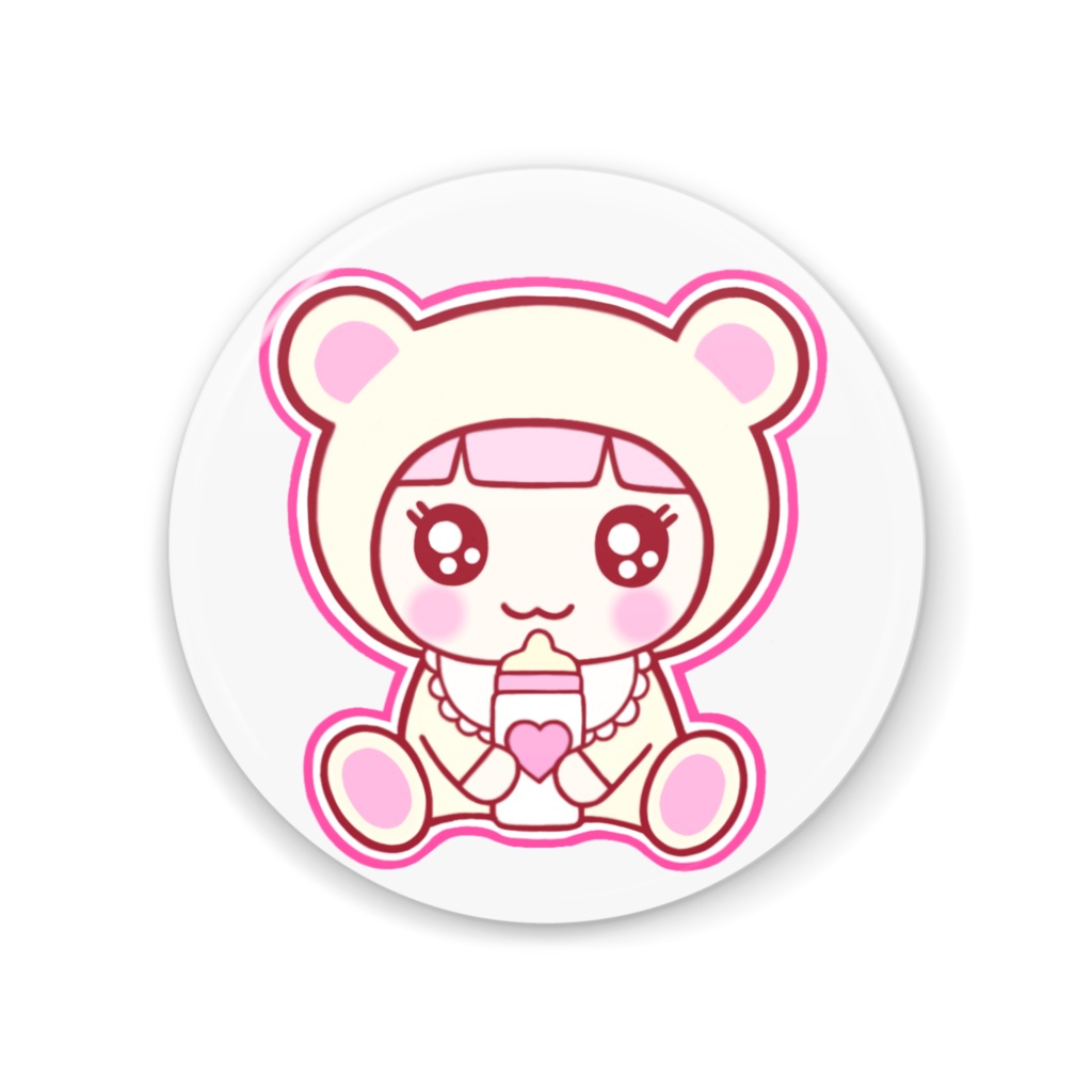 すくすくミルクちゃん缶ミラー