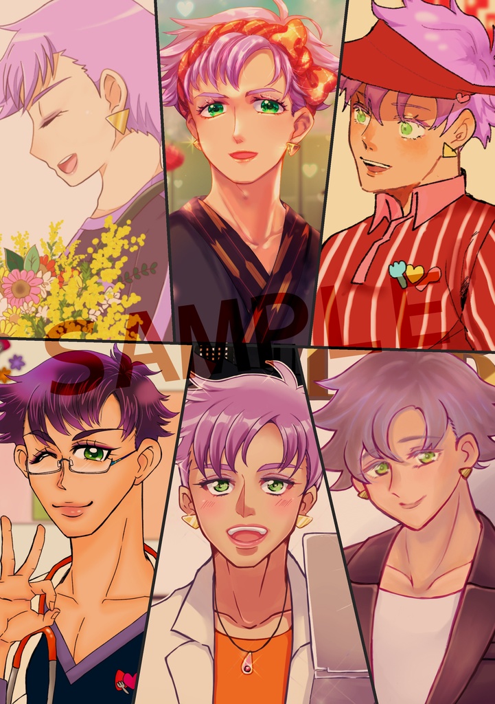 デパプリメンズイラストアンソロジー各種