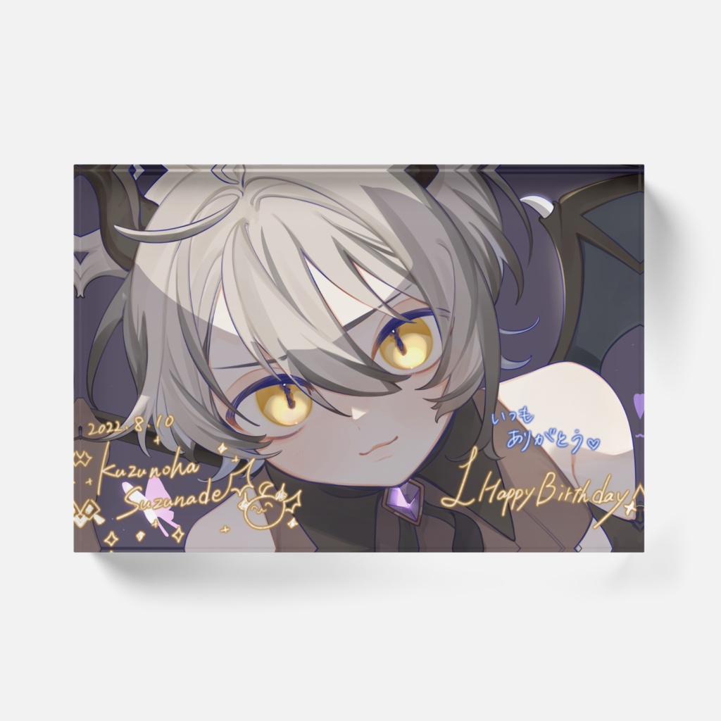 【2022年誕生日】葛ノ葉鈴撫_アクリルブロック