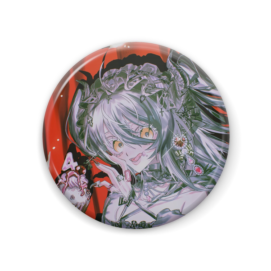 4周年記念_缶バッジ_葛ノ葉鈴撫_56can