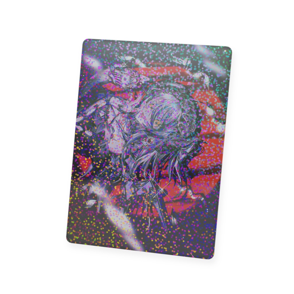 4周年記念_グリッターカード_葛ノ葉鈴撫