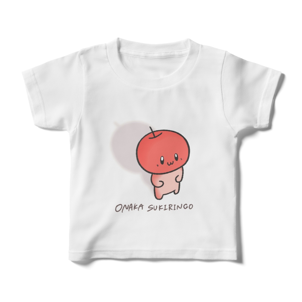 Onakasukiringo キッズTシャツ