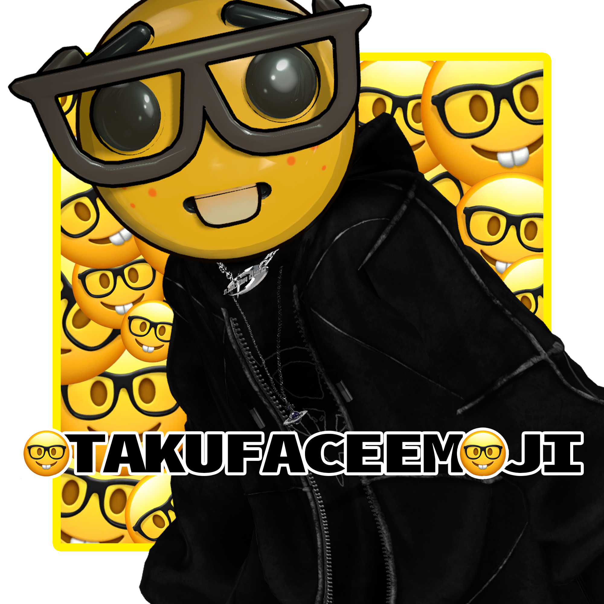 【MA対応】🤓TAKU FACE EM🤓JI MASK【基本全Avatar対応】#lvmchnr