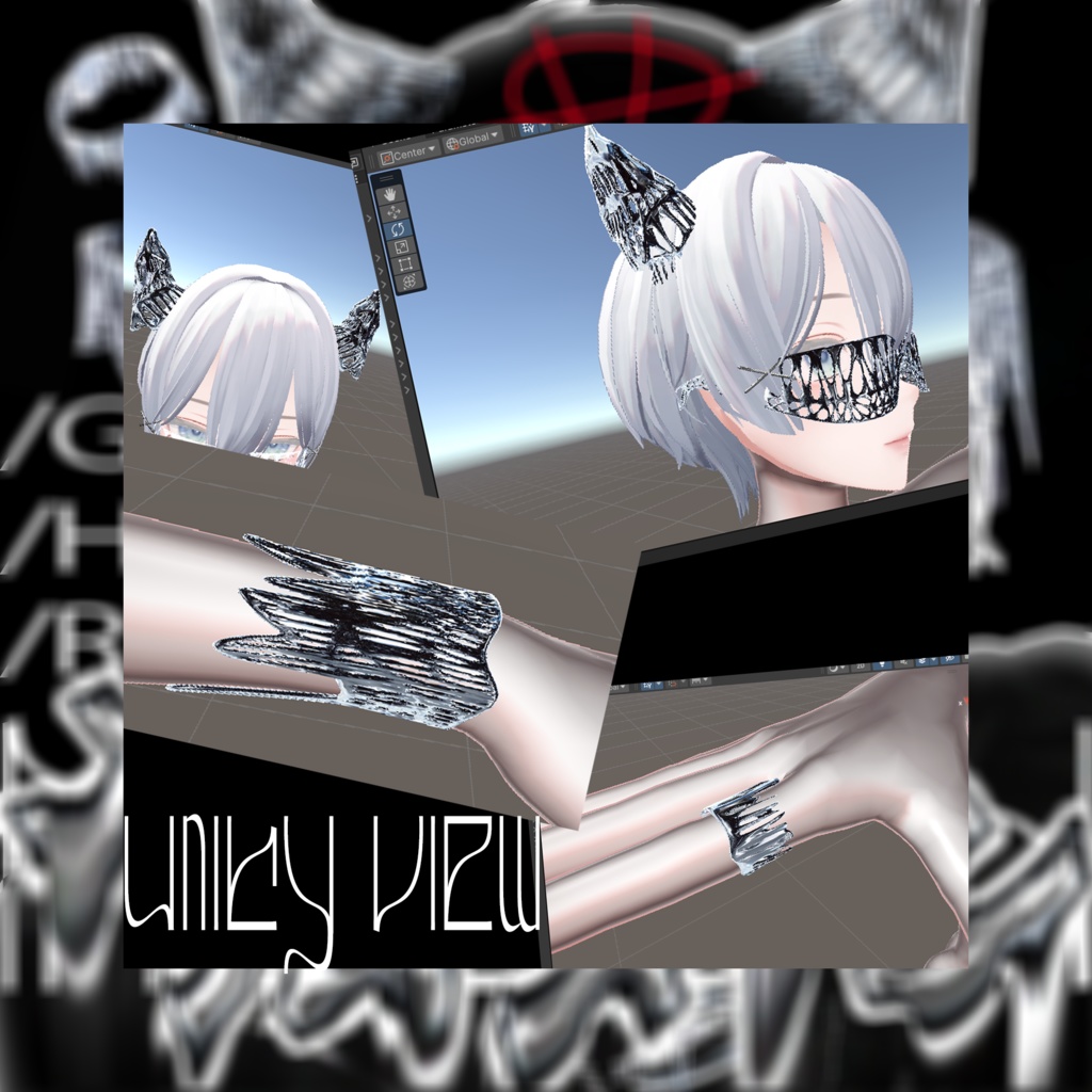 【10Avatar↑対応】MELTDOWN【VRC想定アクセサリ】#lvmchnr