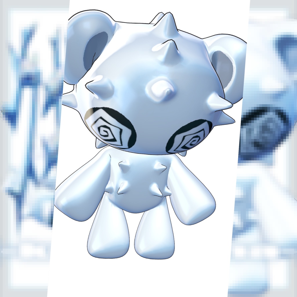 【VRCぬいぐるみ】クギグマ・釘熊-kugigumma-【アクセサリ】#lvmchnr