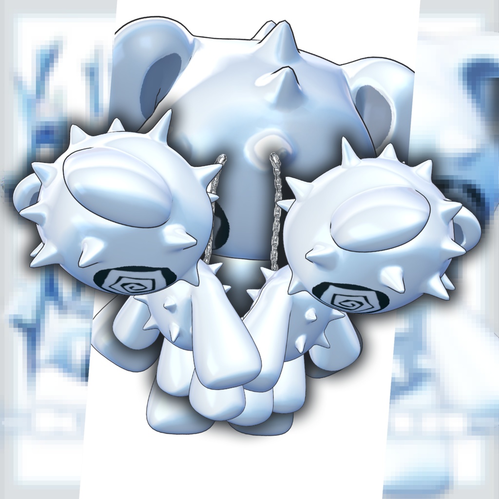 【VRCぬいぐるみ】クギグマ・釘熊-kugigumma-【アクセサリ】#lvmchnr