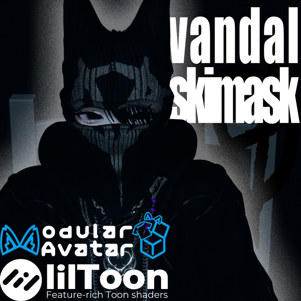 【5Avatar対応】VANDAL_skimask【MA対応】#lvmchnr