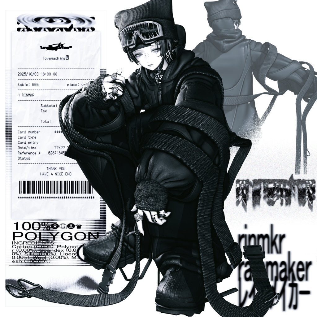SALE ⛈ 𝗧𝘆𝗽𝗲𝟯 / RINMKR(ﾚｲﾝﾒｲｶｰ) ⛈