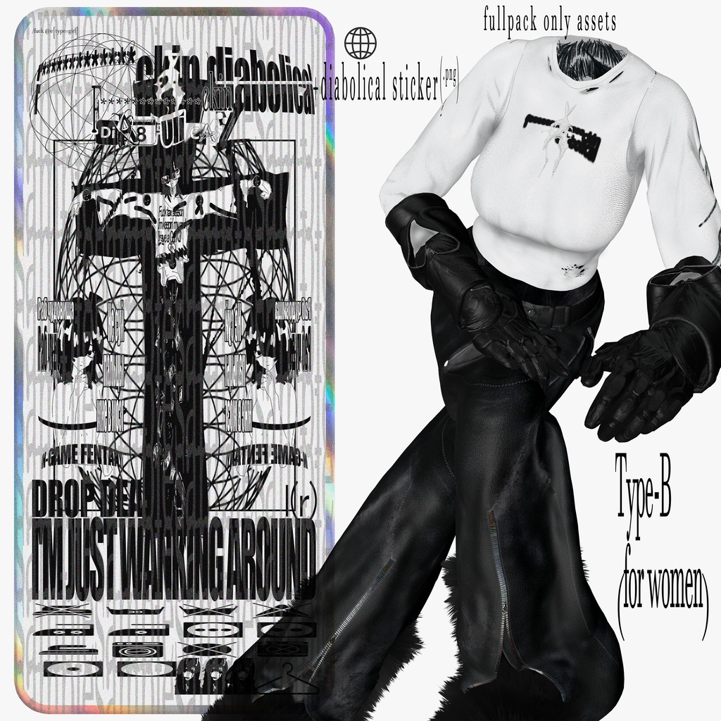 (3daysSALE - ¥1000OFF)⦲𝗧𝘆𝗽𝗲𝟱 / f*************ckin diabolical⦲