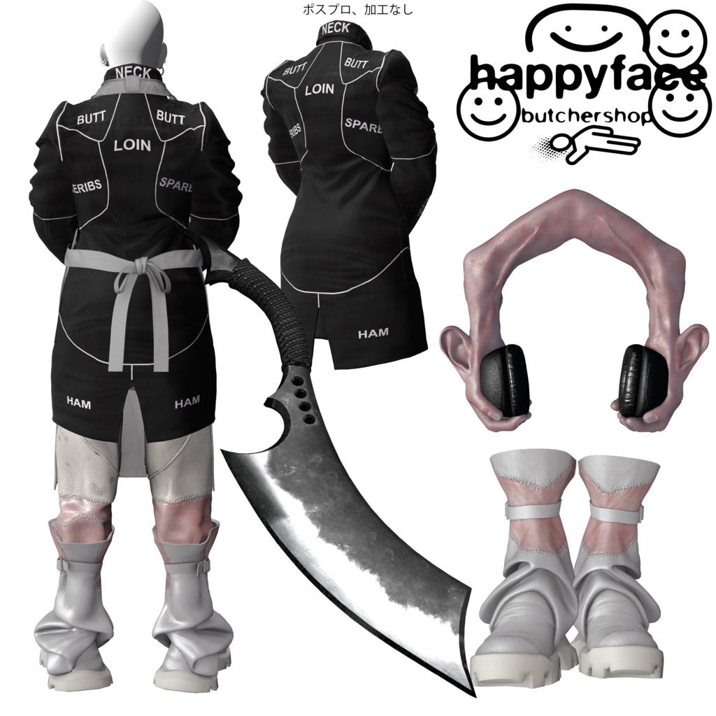 (sale)𛲜Happyface Butchershop𛲜 ✱ #lvmchnr