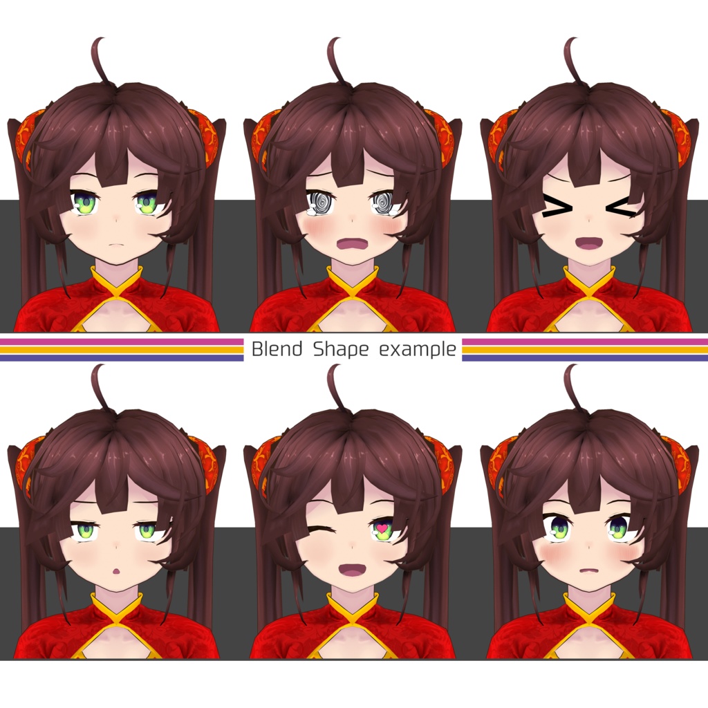 ◆サポート終了◆ オリジナル3Dモデル【凛】