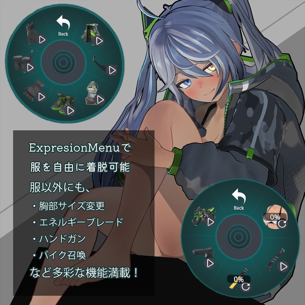 オリジナル3Dモデル RgrayV2【アルグレイV2】