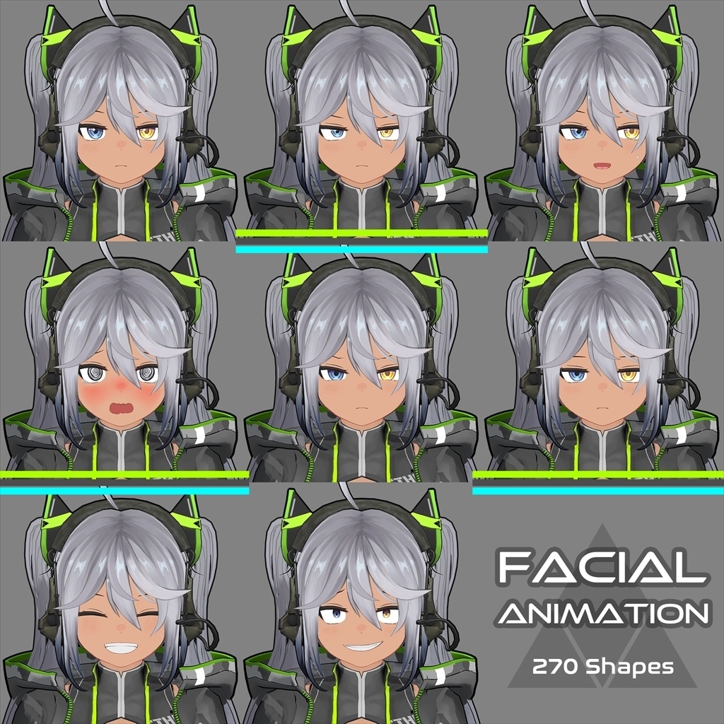 オリジナル3Dモデル RgrayV2【アルグレイV2】