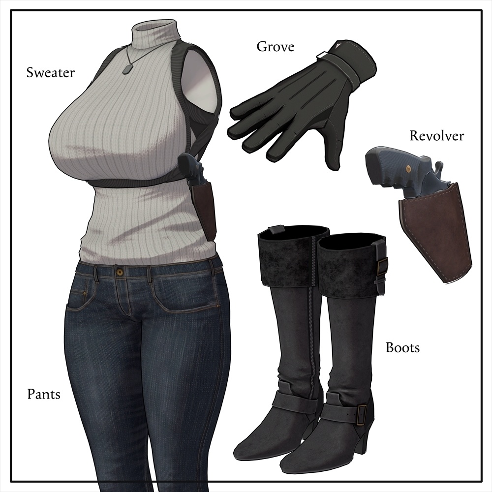 Darjelling【ダージェリン】用 タクティカルセーター