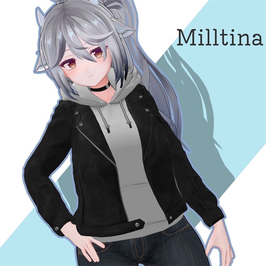 【5アバター対応】LeatherJacket