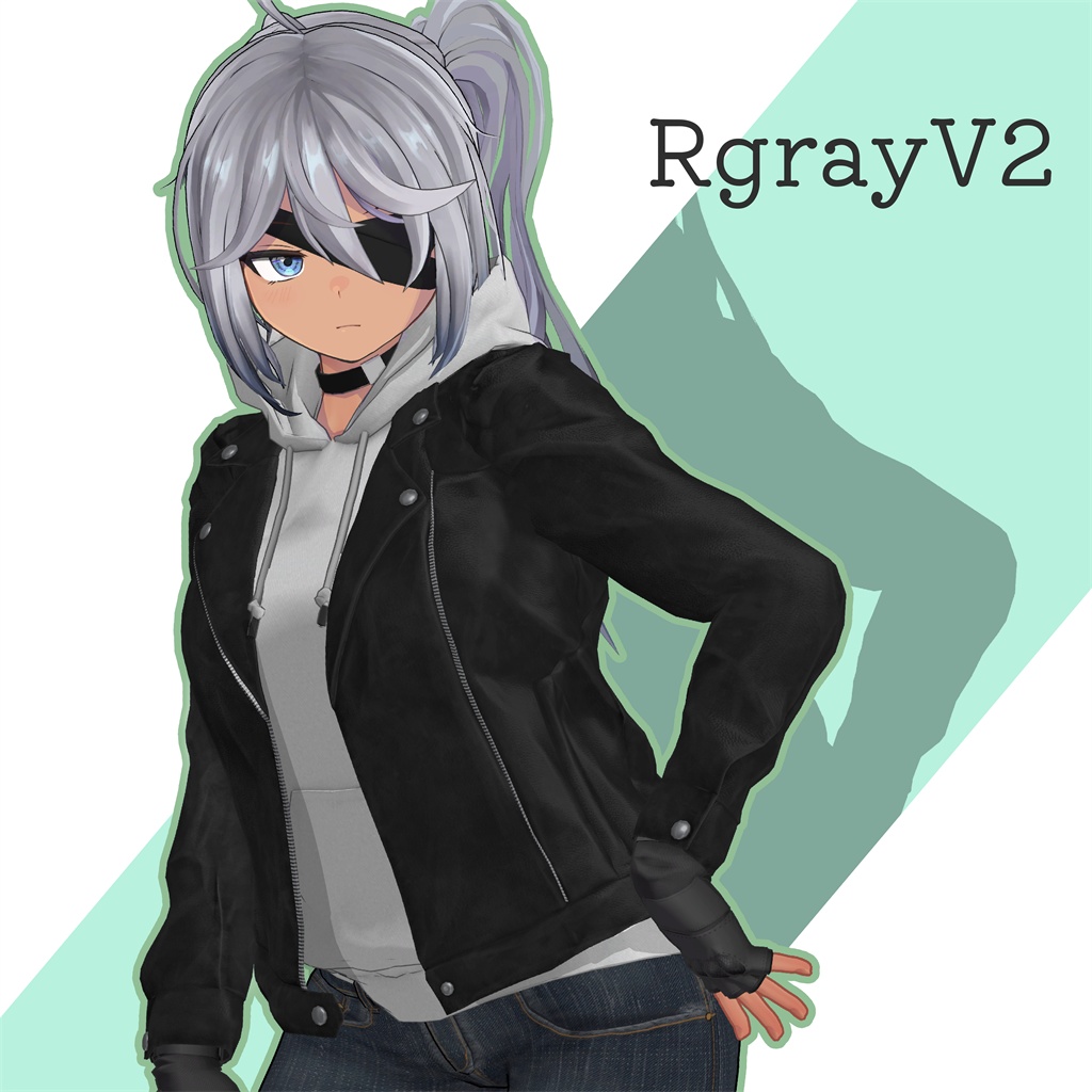 【5アバター対応】LeatherJacket