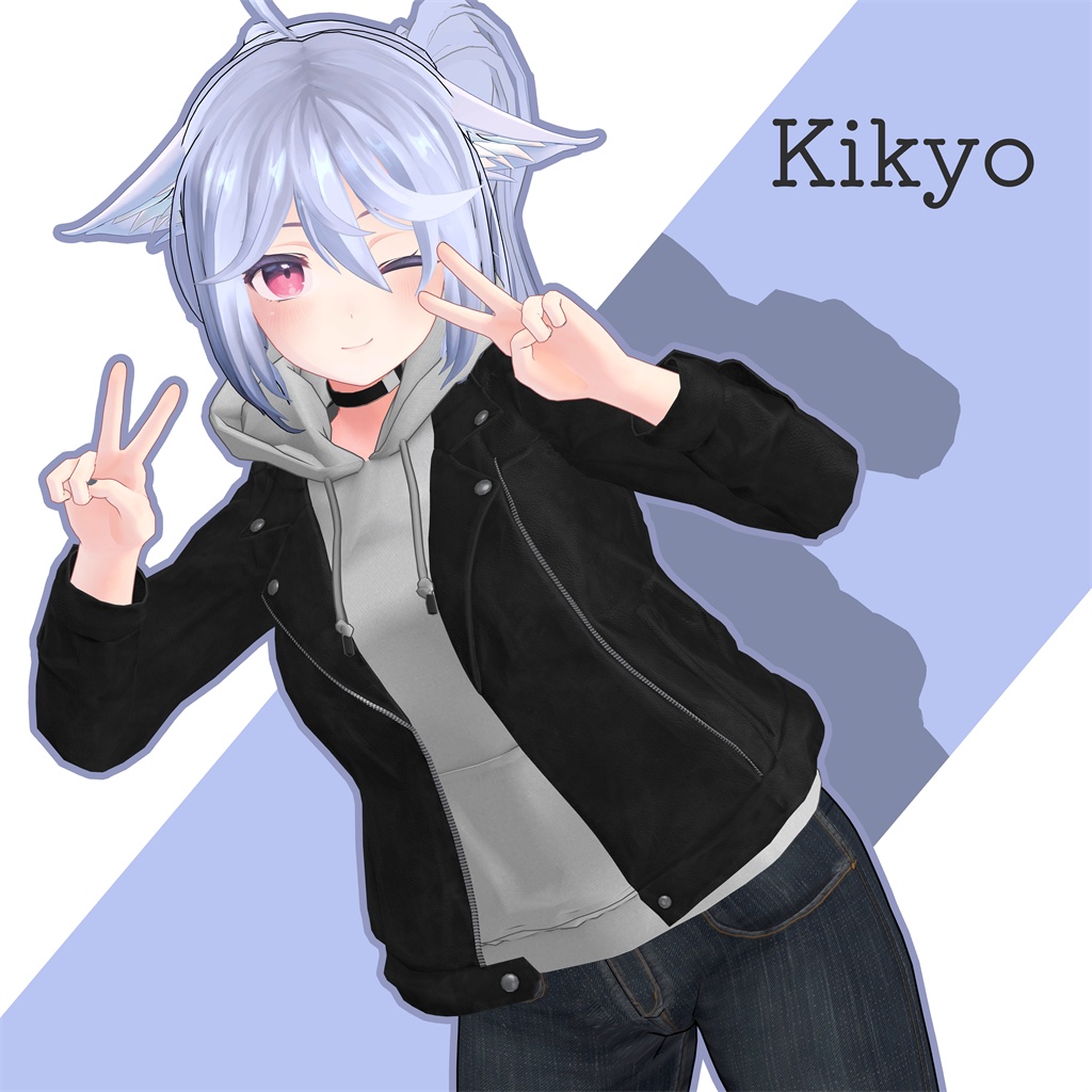 【5アバター対応】LeatherJacket