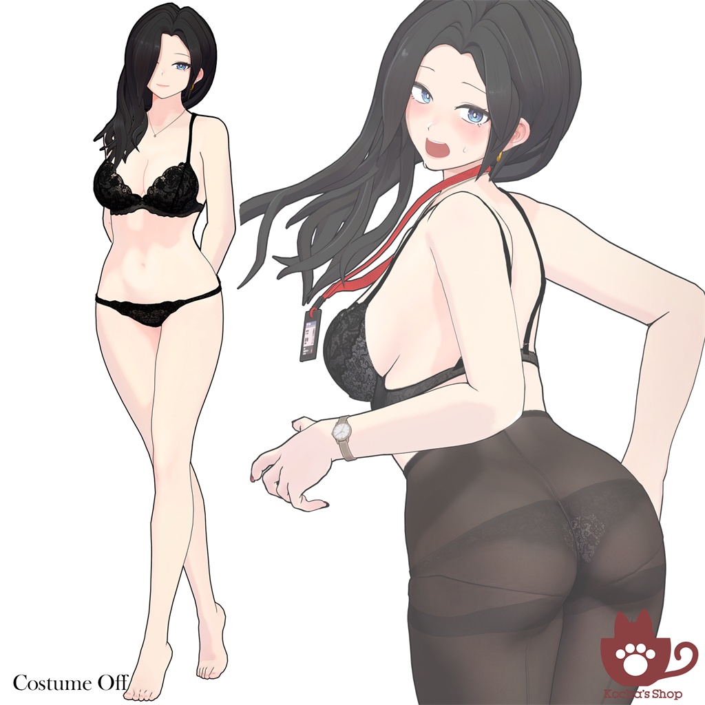 オリジナル3Dモデル 【頼れる上司!紅咲さん】