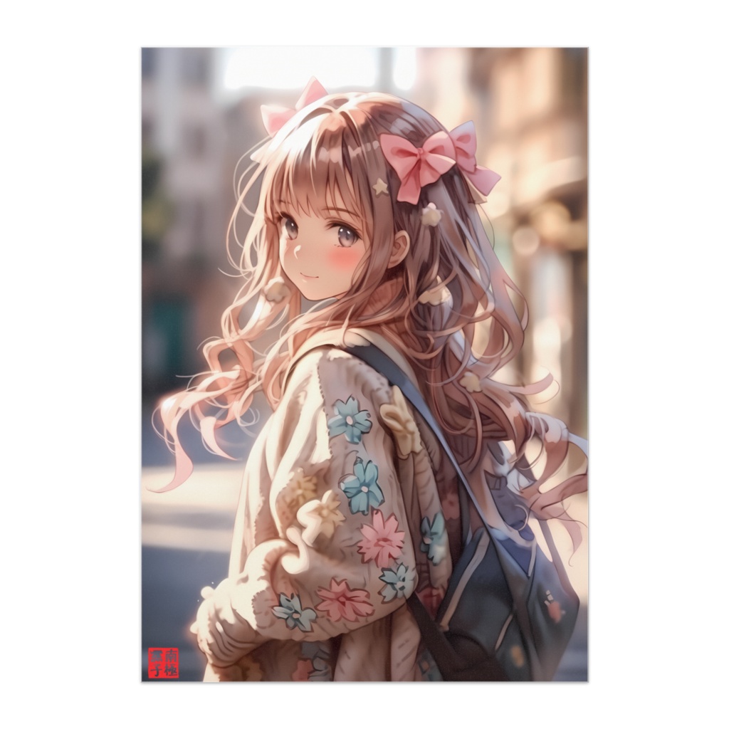 ポスター　Look back（光沢紙）