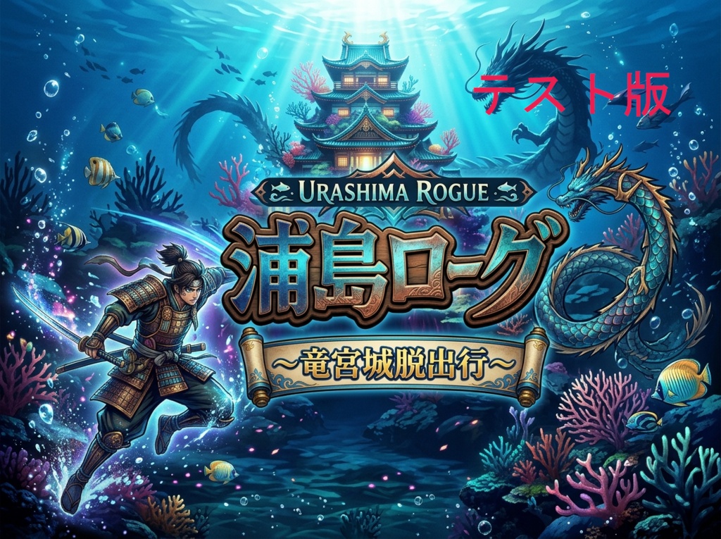 浦島ローグ ～竜宮城脱出行～（テスト版）