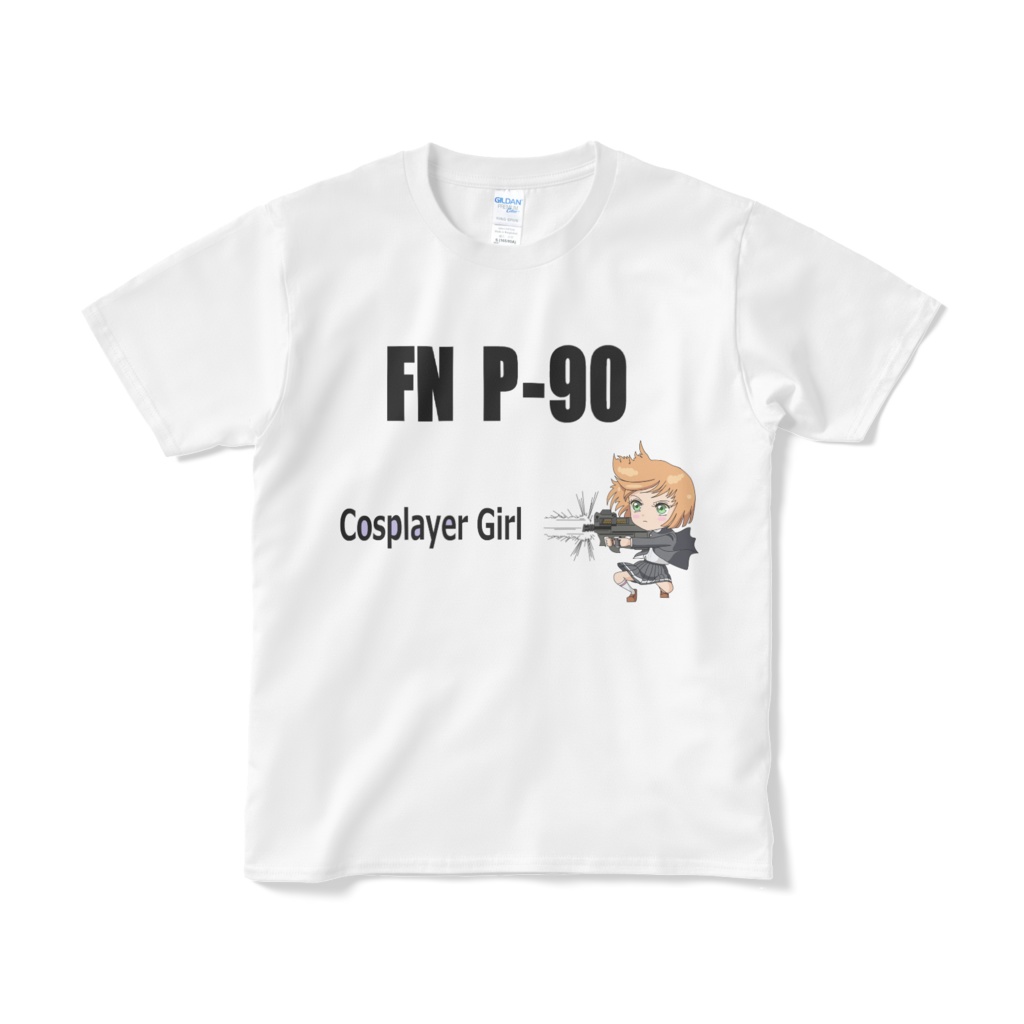 Tシャツ コスプレイヤーガール FN P-90