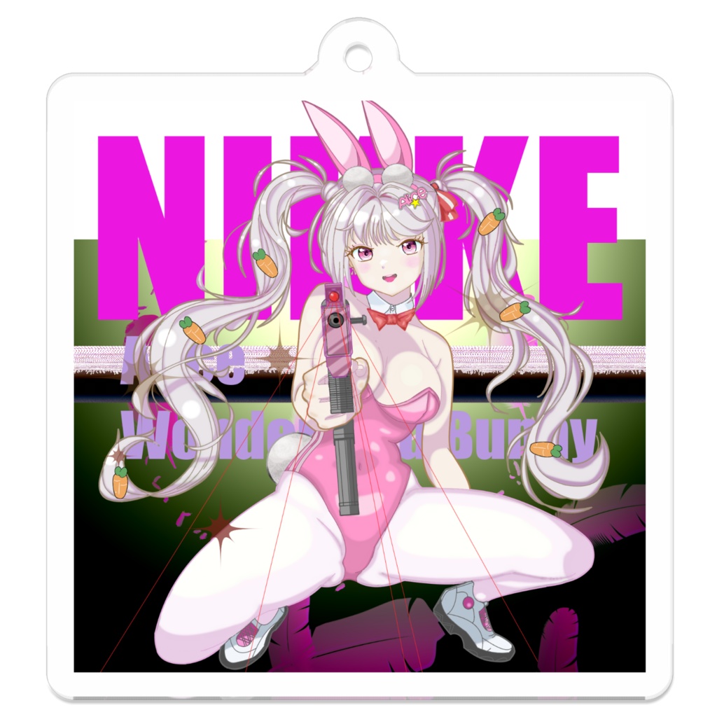勝利の女神NIKKE:アクリルキーホルダー(アリスワンダーランド)