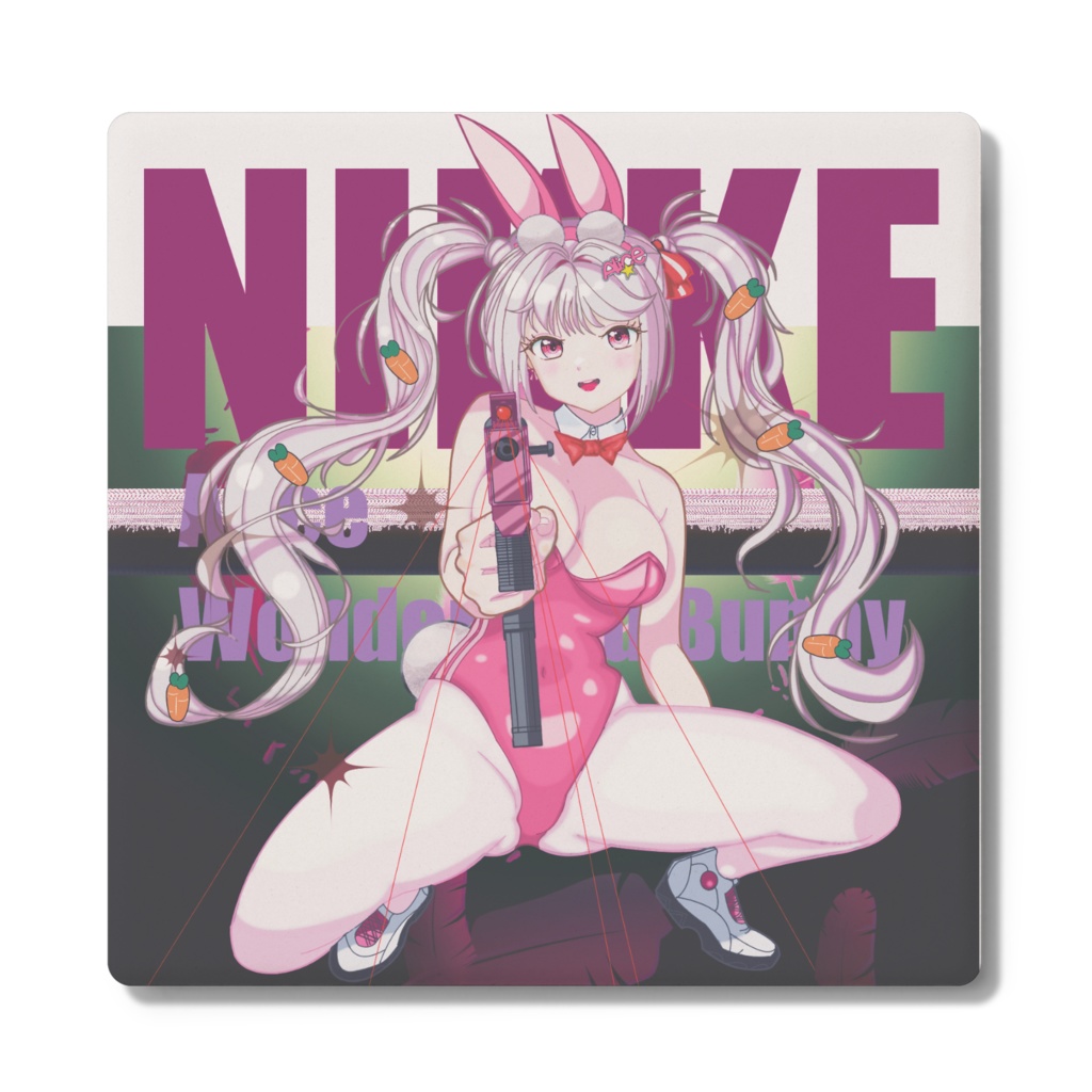 勝利の女神NIKKE:角形コースター(アリスワンダーランド)