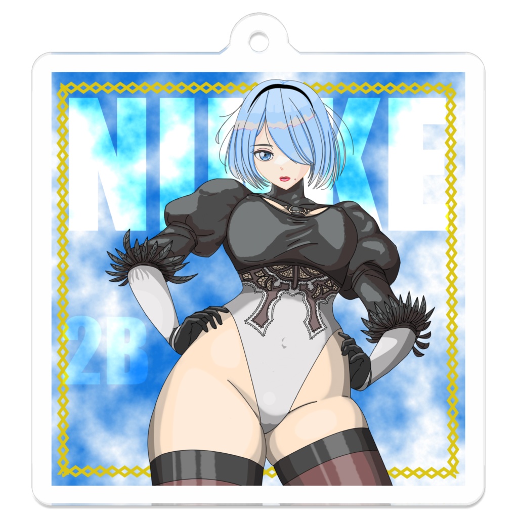 勝利の女神NIKKE:アクリルキーホルダー(2B)