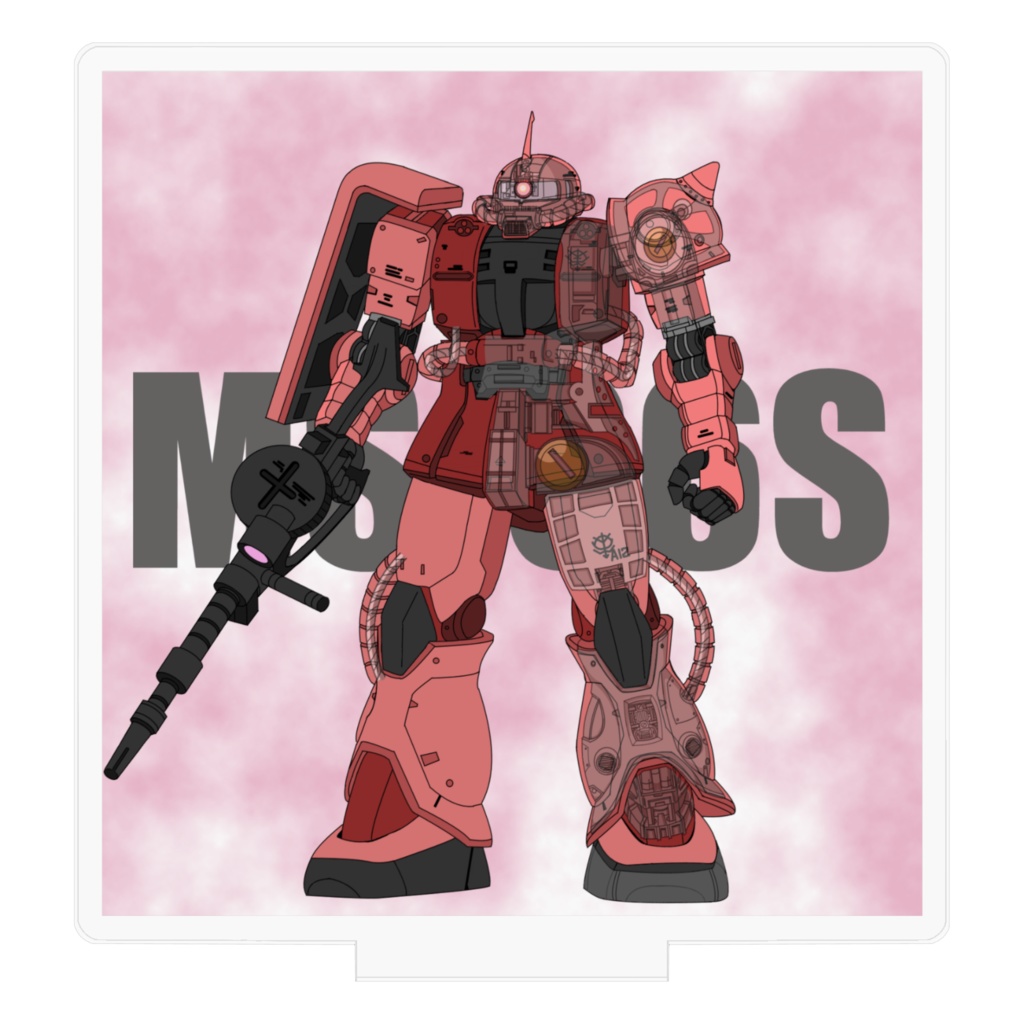 機動戦士ガンダム:アクリルフィギュア シャアザク