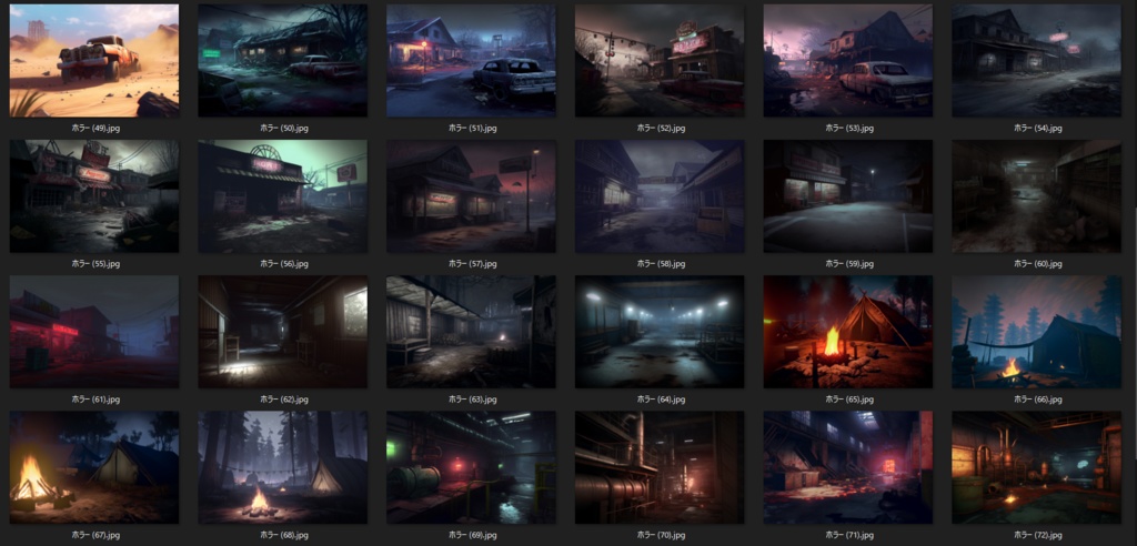 【合計146枚】ホラー系ファンタジー背景画像集_その1【著作権フリー】