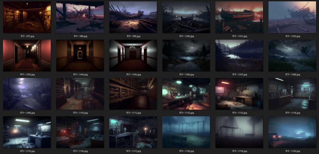 【合計146枚】ホラー系ファンタジー背景画像集_その1【著作権フリー】