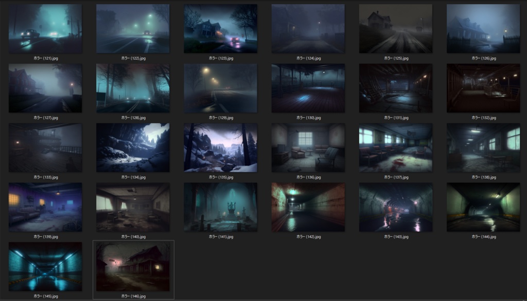 【合計146枚】ホラー系ファンタジー背景画像集_その1【著作権フリー】