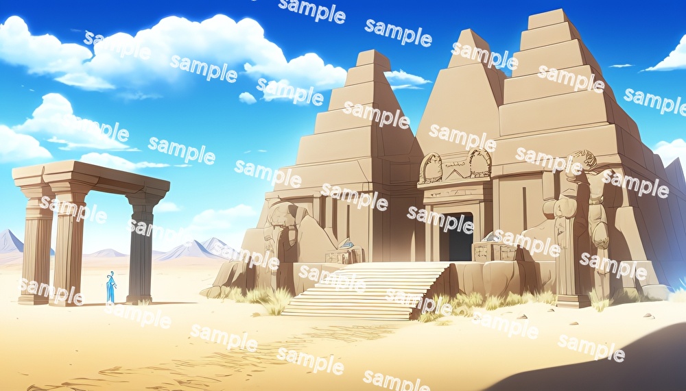 【合計150枚】砂漠の背景画_ファンタジー背景画像集【著作権フリー】