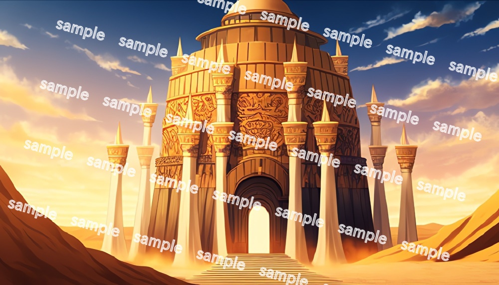 【合計150枚】砂漠の背景画_ファンタジー背景画像集【著作権フリー】