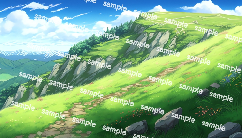 【合計80枚】草原の背景画_ファンタジーRPG背景画像集【著作権フリー】