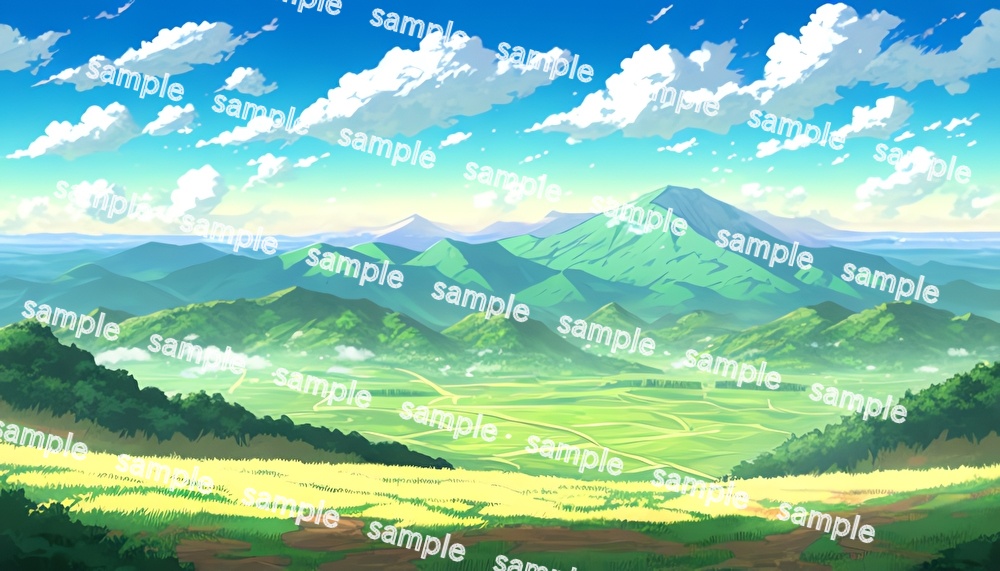 【合計80枚】草原の背景画_ファンタジーRPG背景画像集【著作権フリー】