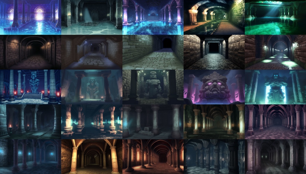 【合計163枚】ダンジョン・洞窟の背景_ファンタジーRPG背景画像集【著作権フリー】