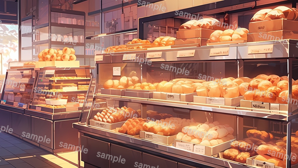 【合計118枚】現代街中の風景イラスト背景画集【著作権フリー】