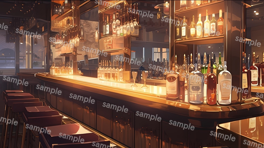 【合計118枚】現代街中の風景イラスト背景画集【著作権フリー】