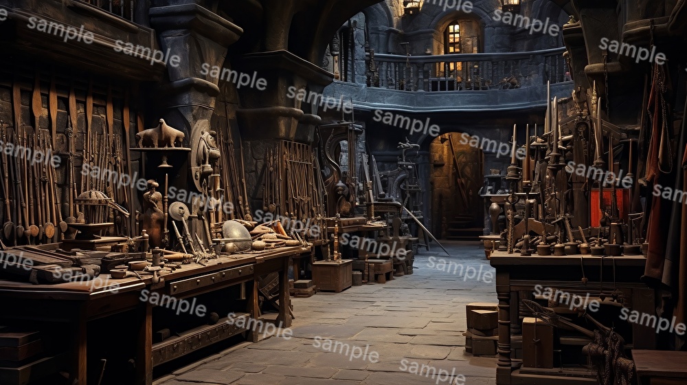 【合計204枚】中世ファンタジー_リアルイラスト背景画集_街中ver【著作権フリー】