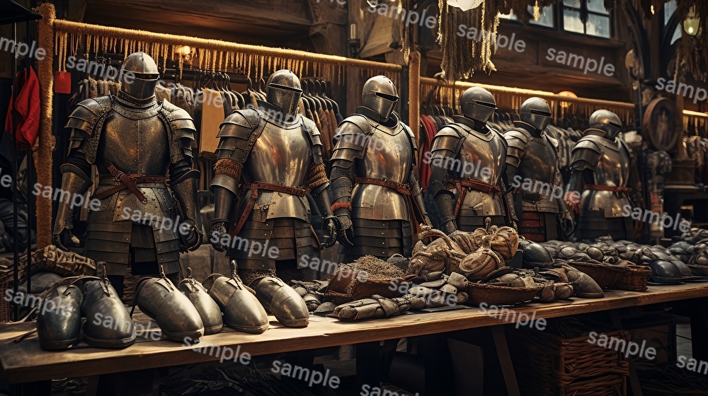 【合計204枚】中世ファンタジー_リアルイラスト背景画集_街中ver【著作権フリー】