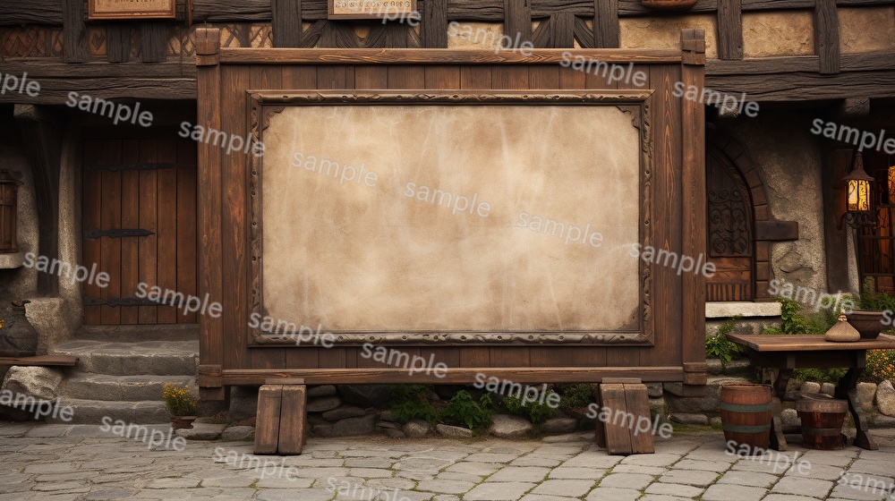 【合計204枚】中世ファンタジー_リアルイラスト背景画集_街中ver【著作権フリー】