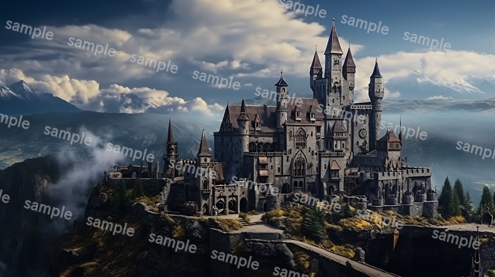 【合計204枚】中世ファンタジー_リアルイラスト背景画集_街中ver【著作権フリー】