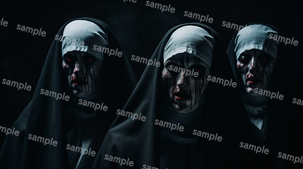 【合計108枚】ホラー関連_リアルイラスト画集【著作権フリー】