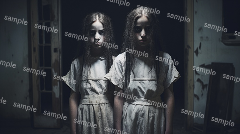 【合計108枚】ホラー関連_リアルイラスト画集【著作権フリー】