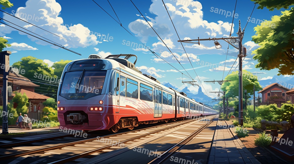 【合計126枚】街中の風景_イラスト背景画集【著作権フリー】