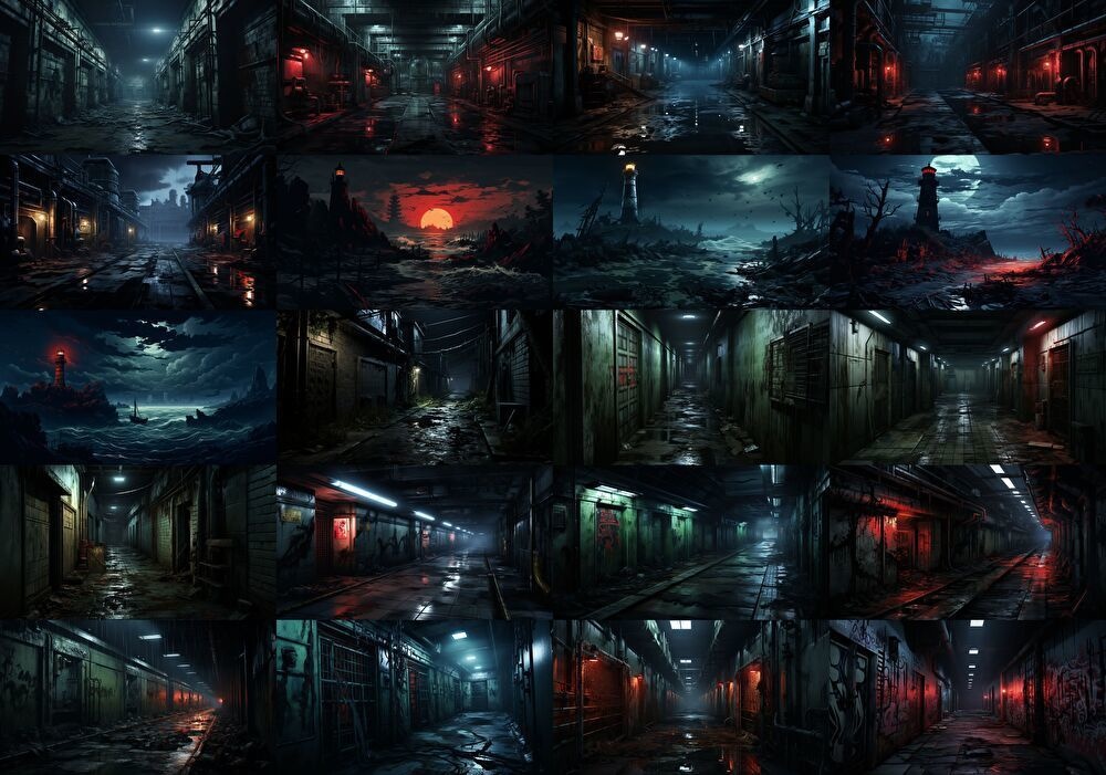 【合計131枚】ホラー系ファンタジー背景画像集_その3【著作権フリー】