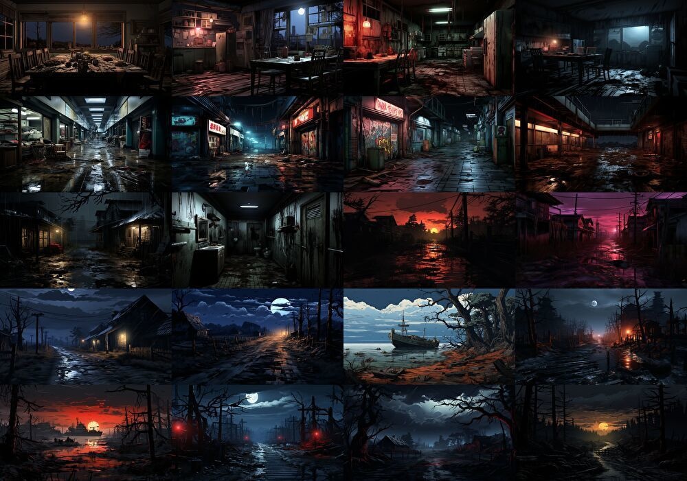 【合計131枚】ホラー系ファンタジー背景画像集_その3【著作権フリー】